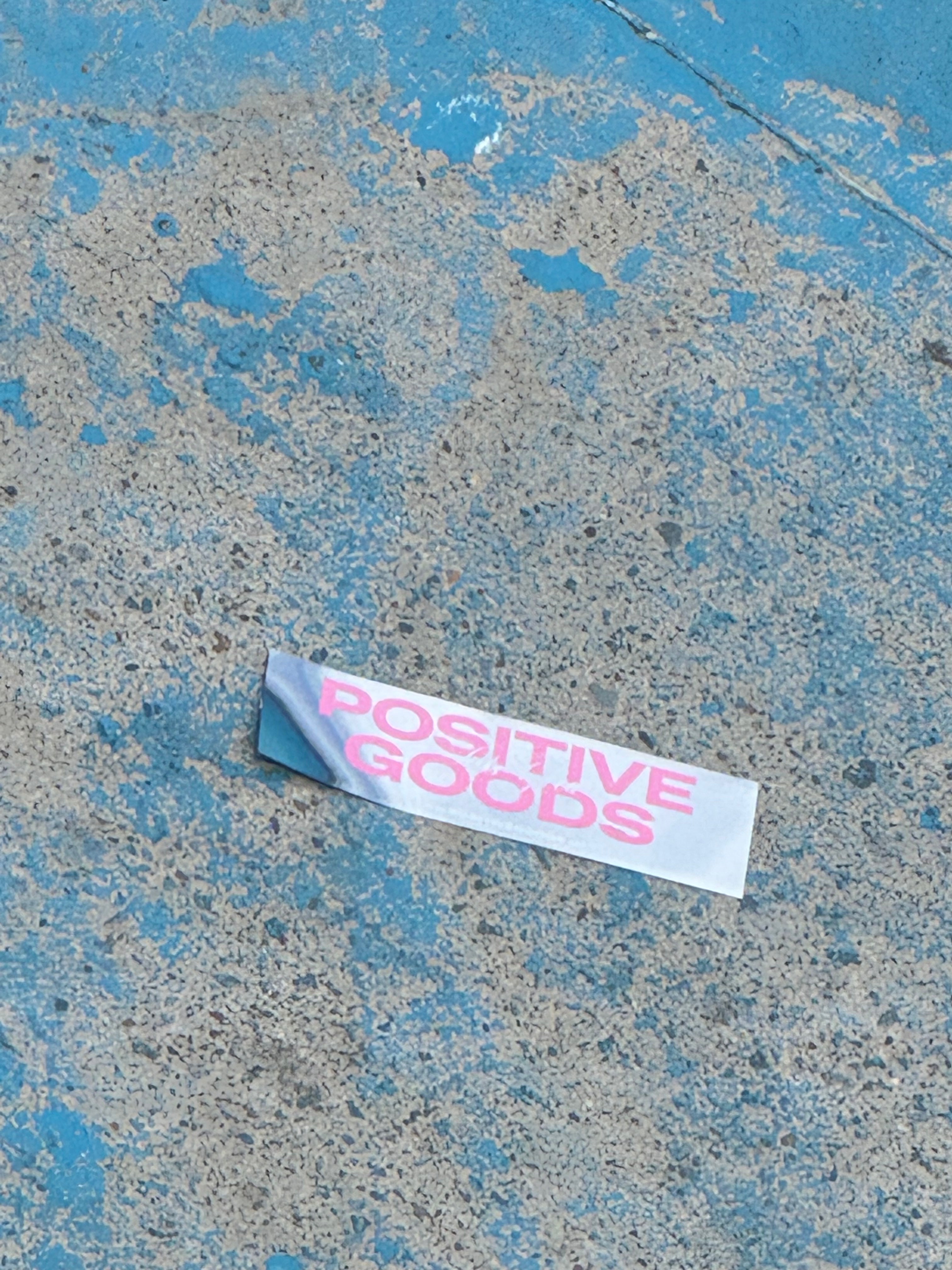 PG BUMPER STICKER – POSITIVE GOODS